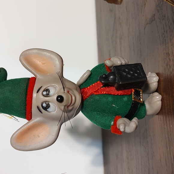 Merry Mice Mouse Christmas Tree Ornaments Vintage - Picture 3 of 10